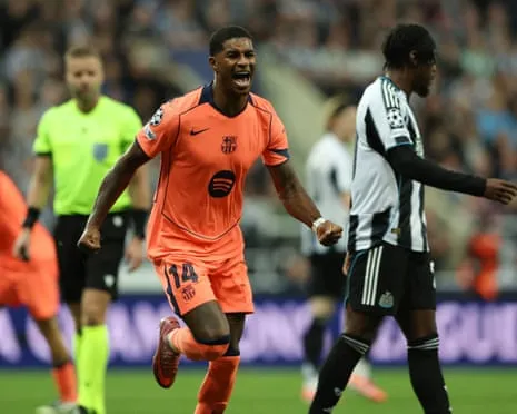 Rashford's Brace Quiets The Magpies' Party and Secures Barcelona's Triumph
