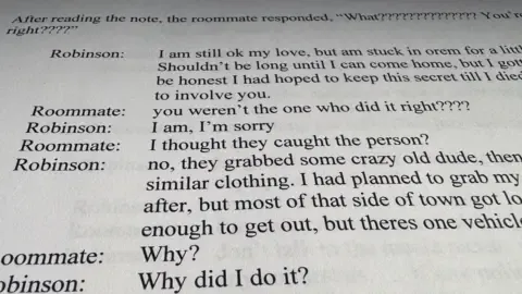 Detailed Conversation Exchange Between Conservative Commentator Accused and Co-resident