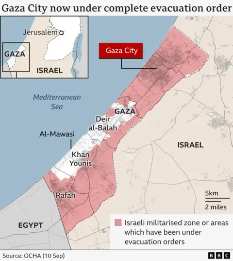 Countless Palestinians Escape as Military Troops Move Deeper into the City