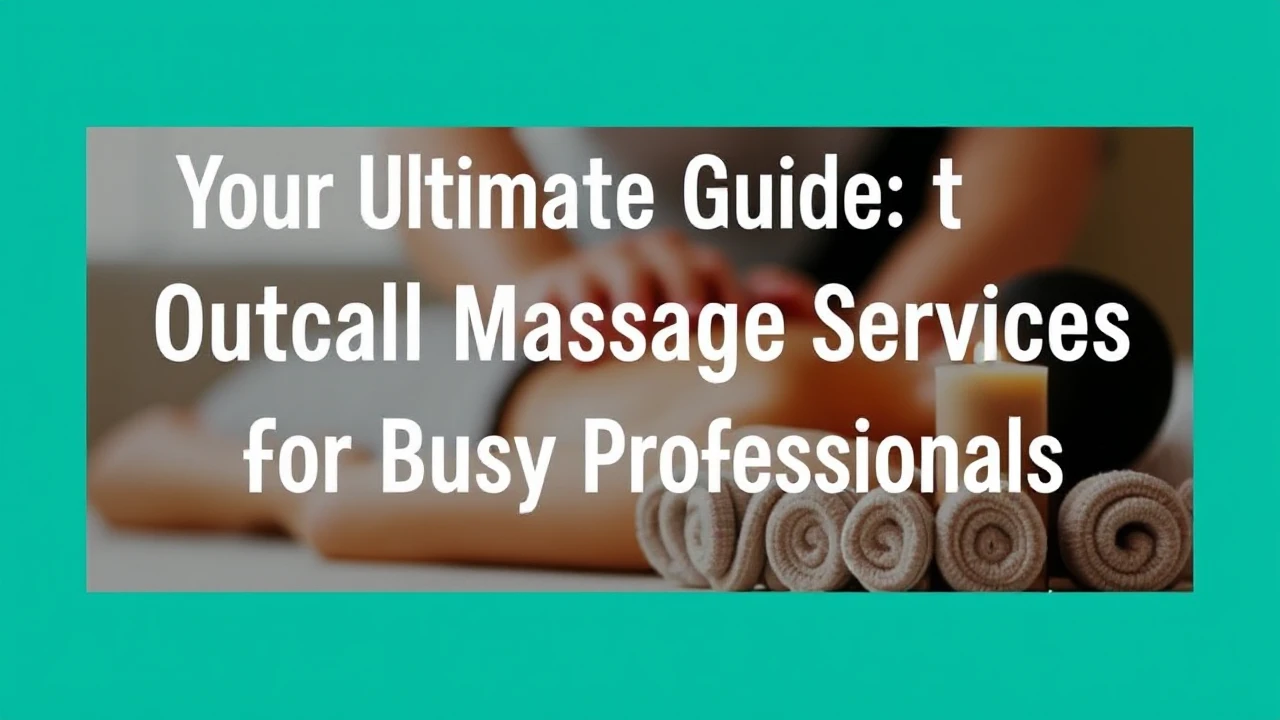 Your Ultimate Guide to Outcall Massage Services for Busy Professionals