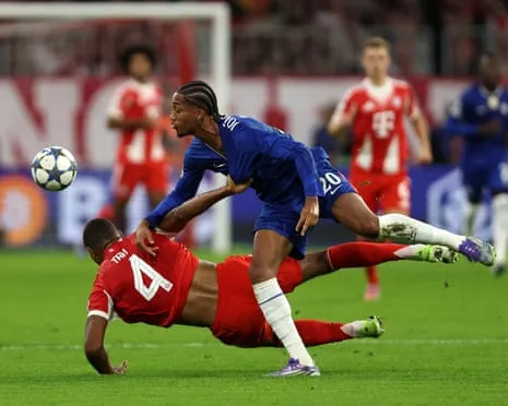 The Blues' boss rages as Bayern Munich center-back Tah avoids sending-off in UCL setback