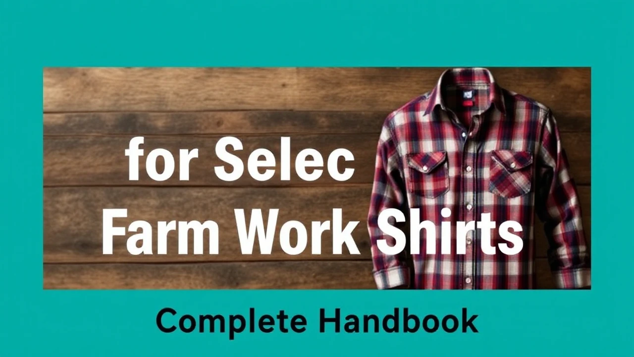 Complete Handbook for Selecting Comfortable Farm Work Shirts